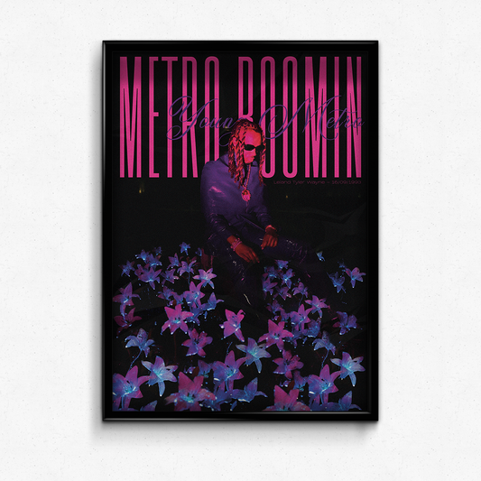 METRO BOOMIN "FLOWERS" POSTER