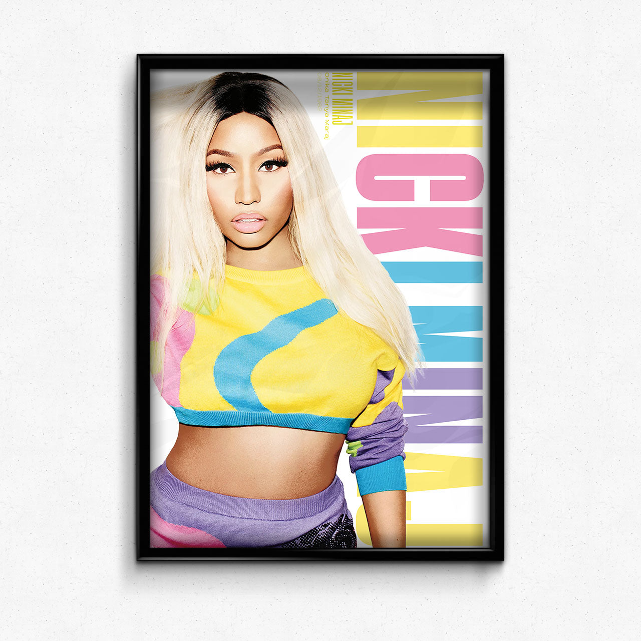 NICKI MINAJ "MULTICOLOR" POSTER