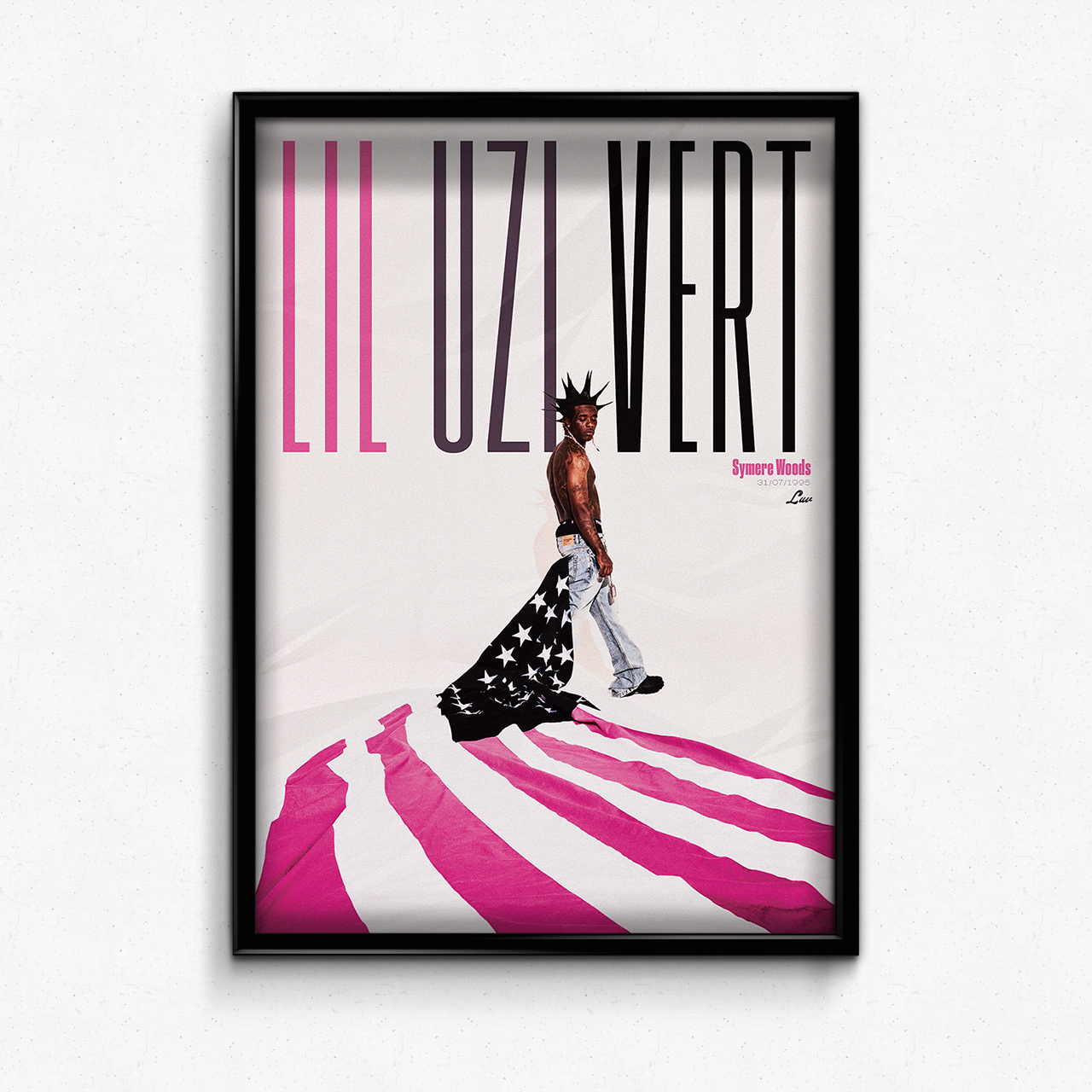 LIL UZI VERT "USA" POSTER