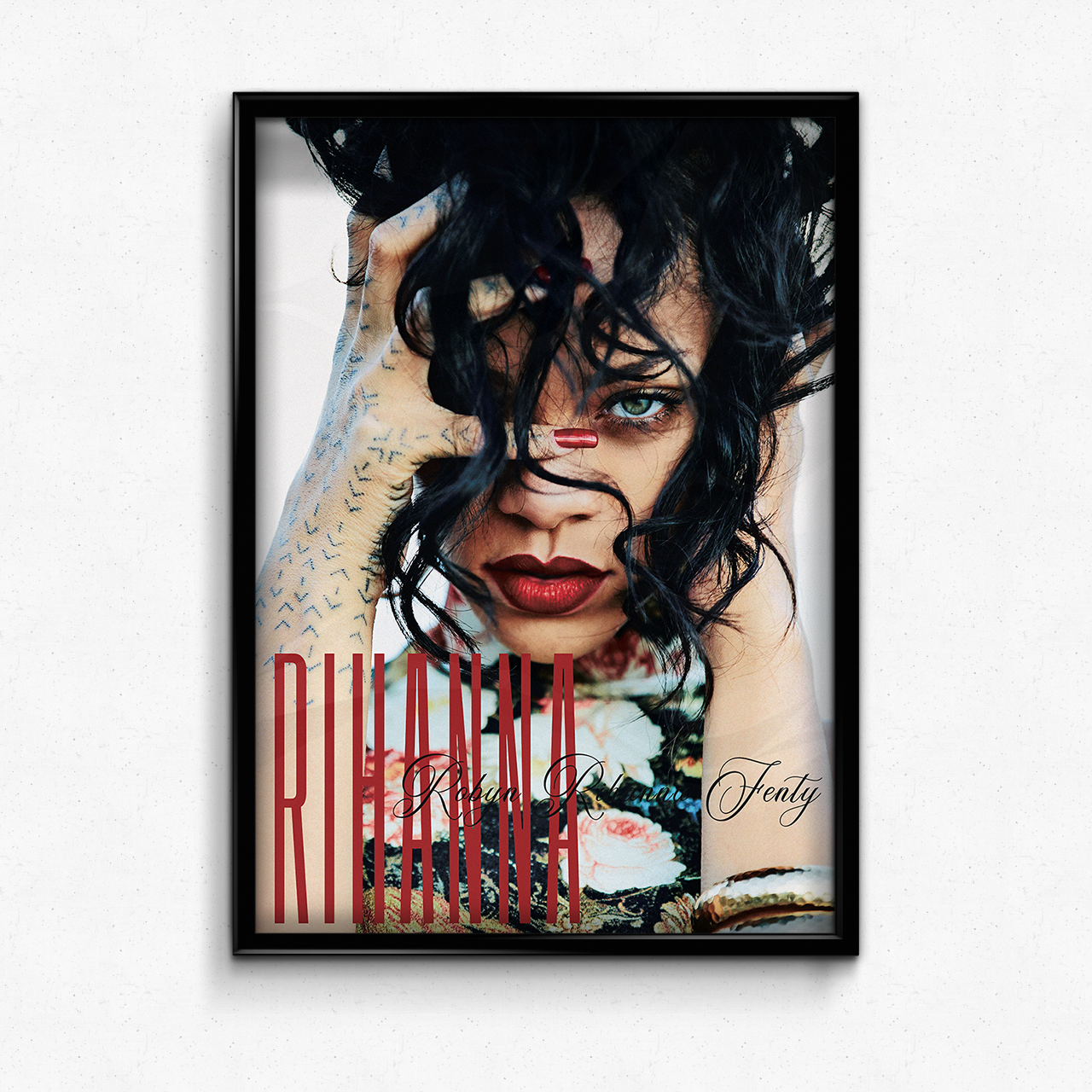 RIHANNA "FACE TO FACE" POSTER