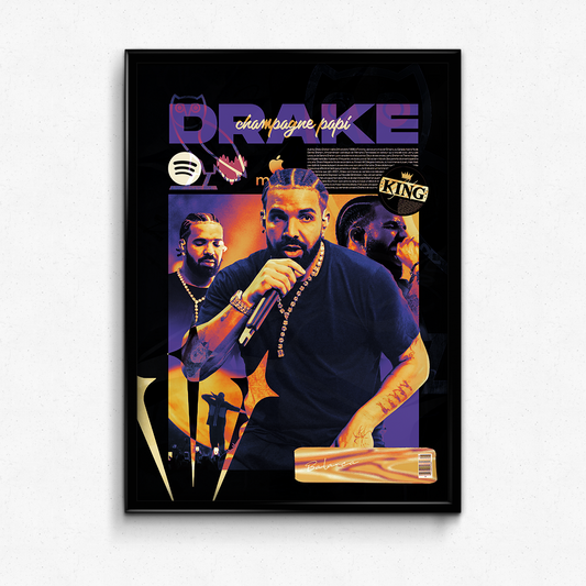 DRAKE "CHAMPAGNE PAPI" POSTER